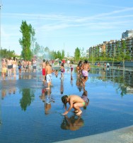 La playa de Madrid Río
